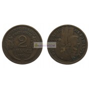 Франция Третья Республика 2 франка 1934 год