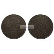 Швеция 5 эре 1942 год (бронза) Король Густав V
