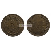 Франция Третья Республика 2 франка 1938 год