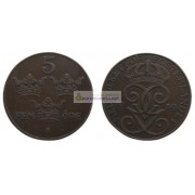 Швеция 5 эре 1929 год (бронза) Король Густав V