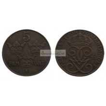 Швеция 5 эре 1935 год (бронза) Король Густав V