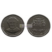 Ямайка 1 доллар 2008 год. Елизавета II