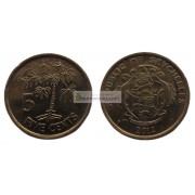 Республика Сейшельские Острова (Сейшелы) 5 центов 2012 год