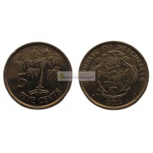 Республика Сейшельские Острова (Сейшелы) 5 центов 2012 год