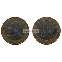 Кения 10 шиллингов 2009 год