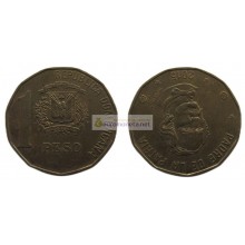 Доминиканская Республика (Доминикана) 1 песо 2015 год