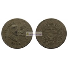 Республика Филиппины 5 песо 2004 год Республика Филиппины 5 песо 2004 год