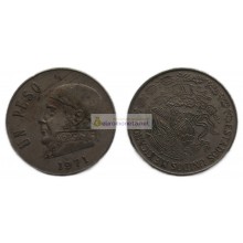 Мексика 1 песо 1971 год
