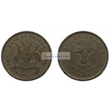 Республика Уганда 500 шиллингов 2008 год