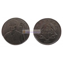 Республика Гана 50 песев 2007 год