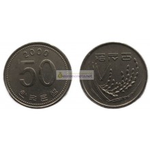 Южная Корея 50 вон 2000 год