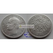 Бавария 5 марок 1903 год D серебро Отто