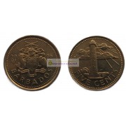 Барбадос 5 центов 2006 год. Королева Елизавета II