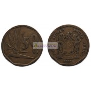 (ЮАР) Южно-Африканская Республика 50 центов 1992 год