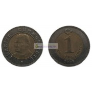 Турция 1 новая лира 2005 год