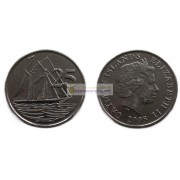 Каймановы острова 25 центов 2008 год