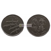 Республика Исландия 10 крон 2004 год 