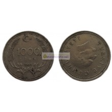 Турция 1000 лир 1993 год Турция 1000 лир 1993 год