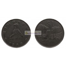 Республика Зимбабве 1 доллар 1980 год
