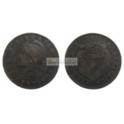 Аргентина 2 сентаво 1884 год