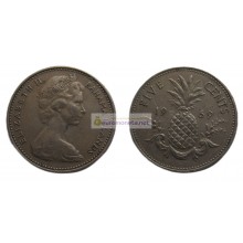 Багамские острова (Багамы) 5 центов 1969 год