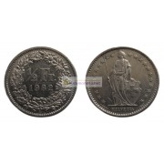 Швейцария ½ франка 1982 год