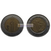 Мексика 1 песо 2007 год. биметалл