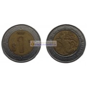 Мексика 1 песо 2006 год. биметалл
