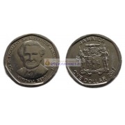 Ямайка 1 доллар 2017 год. Елизавета II