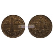 Барбадос 5 центов 1973 год. Королева Елизавета II