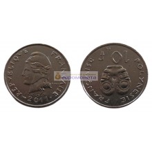 Французская Полинезия 10 франков 2011 год