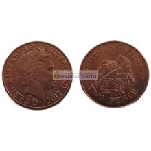 Джерси 2 пенса 2012 год. Елизавета II