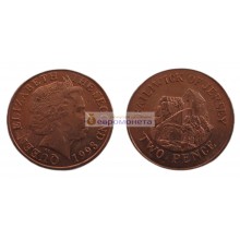 Джерси 2 пенса 1998 год. Елизавета II Джерси 2 пенса 1998 год. Елизавета II