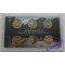 США набор 6 монет 5 центов 2005 пруф и АЦ трещина на упаковке