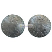 Австрия 1 талер 1780 год Мария Тереза Restrikes