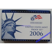 США годовой набор 2006 S ПРУФ proof 10 монет