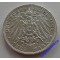 Германия Пруссия 3 марки 1909 год A монета на фотографии серебро