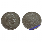 Германия Пруссия 3 марки 1910 год A монета на фотографии серебро