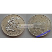 Сан-Марино 500 лир 1975 год Скульптор серебро 
