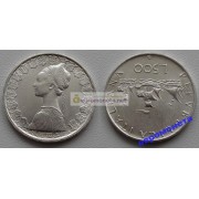 Италия 500 лир 1960 год R серебро корабли Колумба
