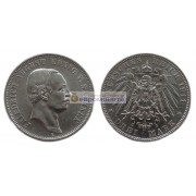 Германская империя Саксония 3 марки 1911 год "E" Фридрих Август III. Серебро