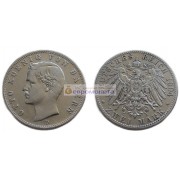 Германская империя Бавария 2 марки 1904 год "D" Отто. Серебро