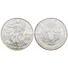 США доллар 2006 год Американский серебряный орёл. Серебро