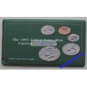 США полный годовой набор монет 1993 год P D Кеннеди АЦ 10 монет