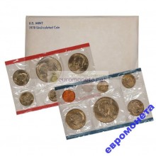 США годовой набор 1978 год Кеннеди Денвер (D), Филадельфия (P) 12 монет АЦ UNC