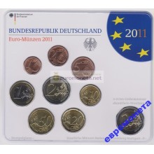 Германия годовой набор евро 2011 год F блистер UNC АЦ Германия годовой набор евро 2011 год F блистер UNC АЦ