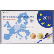 Германия годовой набор евро 2011 год J пластиковый бокс UNC АЦ Германия годовой набор евро 2011 год J пластиковый бокс UNC АЦ