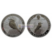 Австралия 1 доллар 2020 год 30 лет монетам "Австралийская Кукабарра". Серебро. Пруф