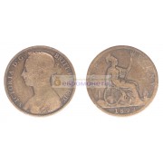 Великобритания 1 пенни 1893 год. Королева Виктория