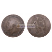 Великобритания 1 пенни 1919 год. Король Георг V